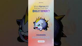 Which Digimon Will Emerge From Your Digitama? #anime #digimon #fyp