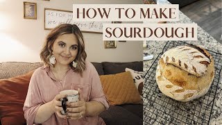 HOW I MAKE SOURDOUGH BREAD || Classic Sourdough Loaf 🫓🧺