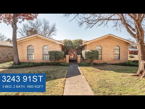 3243 91st St, Lubbock, TX home video tour