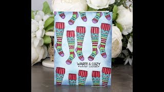 Unity Quick Tip: Repeat Stamped Crazy Sock Card
