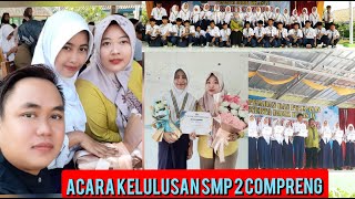 Acara kelulusan di smp 2 compreng