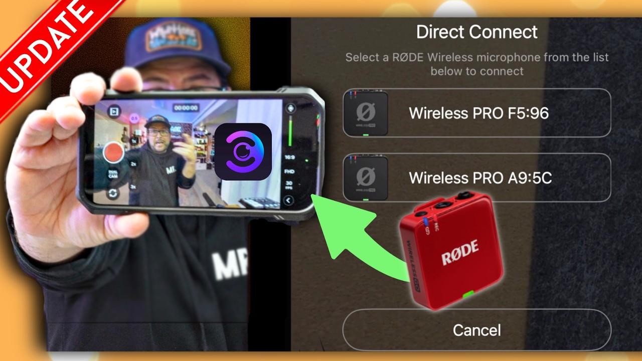 Finally! Wireless Audio Without the RX. RODE Mics Now Connect Directly to iPhone.