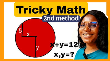 A Nice geometry math question| solve for the values of x and y