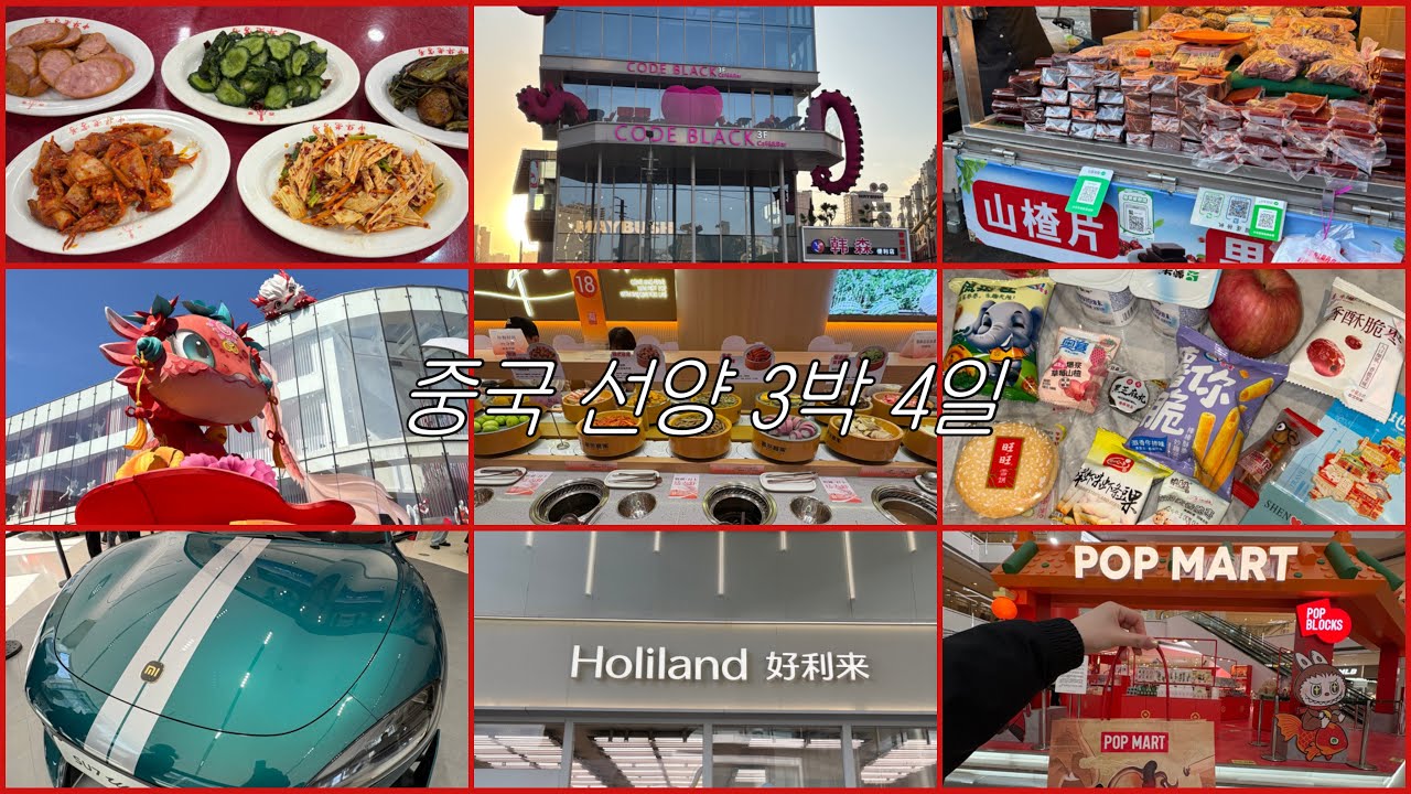 🇨🇳 선양 중국여행 3박 4일 ♡몰아보기♡