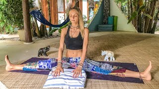 Yoga For Deep Sleep & Relaxation ♥ Best Way To Unwind | Blue Indigo Retreat screenshot 4