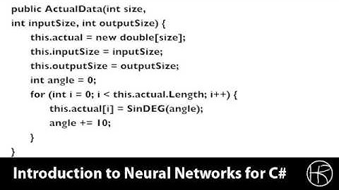Introduction to Neural Networks for C# (Class 10/16, Part 2/3) implement predict temporal