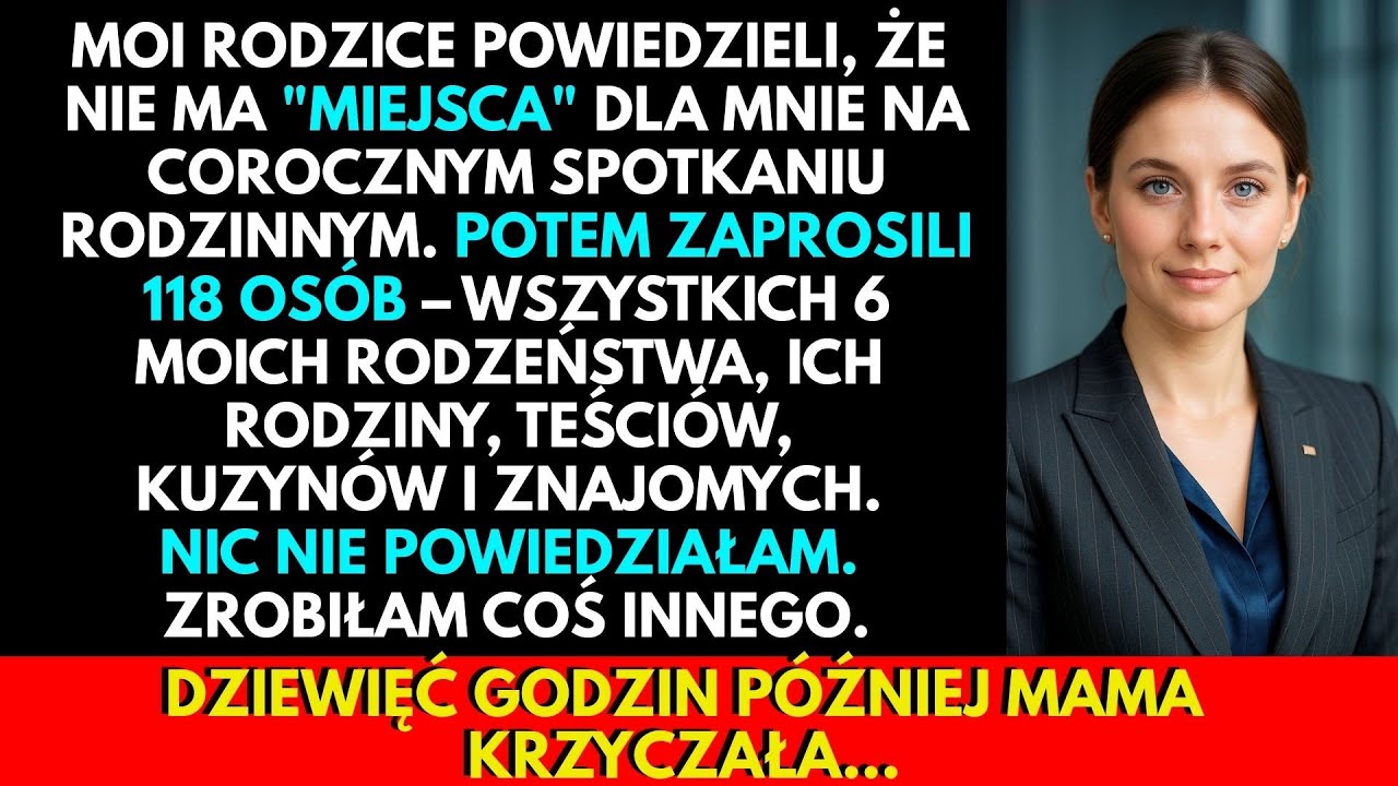 Moi Rodzice Powiedzieli, Że Nie Będzie Dla Mnie ‘MIEJSCA’ Na Obozie Rodzinnym. Więc Zrobiłam TO