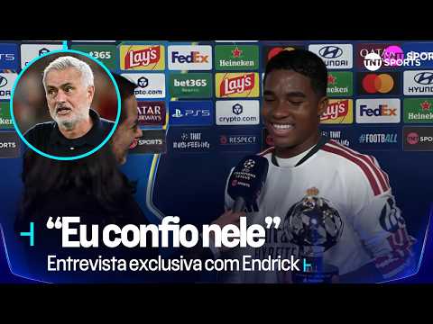 ENDRICK TALKS ABOUT HIS FUTURE AT REAL MADRID AND PRAISES MOURINHO AFTER CHAMPIONS LEAGUE WIN!