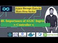 40. Importance of Ingress Controller AGIC | Azure Devops Zero to Hero Series with Realtime Projects