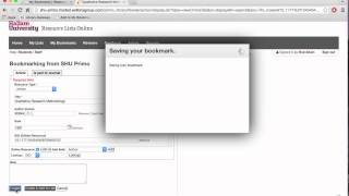 Resource Lists Online: Bookmarking