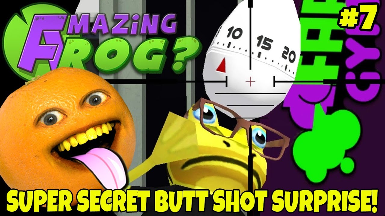 Annoying Orange Plays Amazing Frog 7 Super Secret Butt Shot - roblox project minigames 2 laser farts annoying orange plays