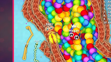 Snake io🐍 how to trap the top 1 🥳 epic snake gameplay snake game