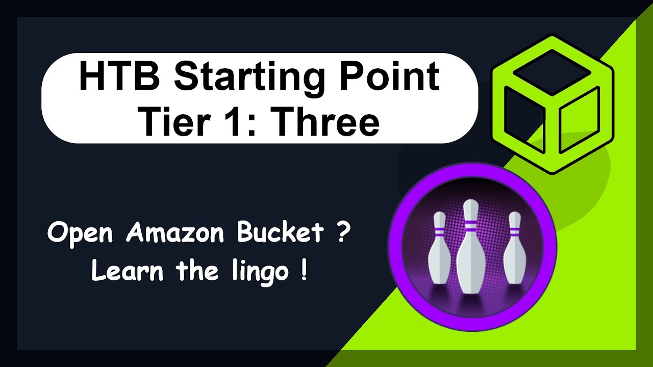 Hack the Box - Starting Point - Tier 1 - Three - YouTube