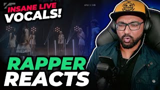 Rapper Reacts to BABYMONSTER - 'Stuck In The Middle' LIVE STAGE Reaction | First Time Reaction!