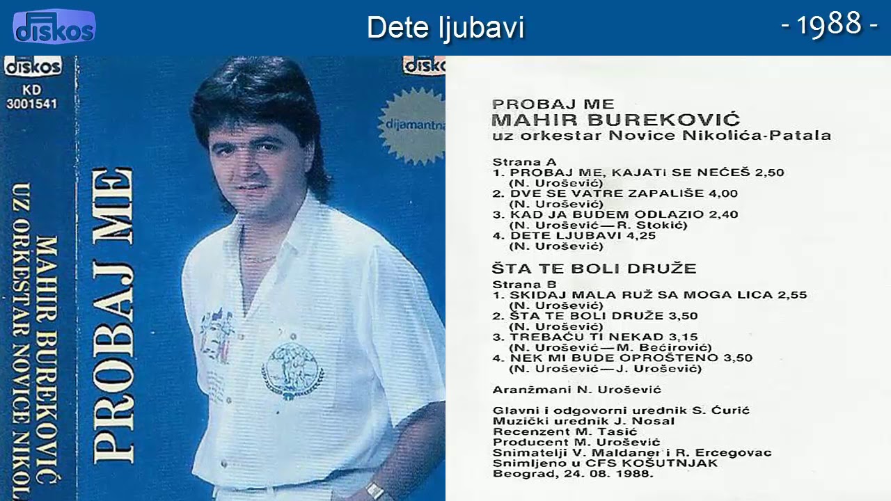 Mahir Burekovic - Probaj me - (Audio 1988) - CEO ALBUM