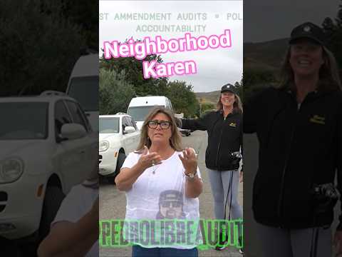 HOA Karen & Her Sidekick Think They Run The Streets 🤦‍♂️🔥🎥#Karen #HOA #Drama #Viral #shorts