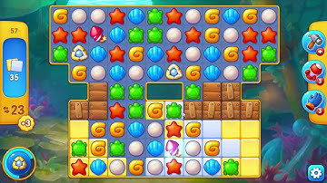 Fishdom Level 57 (only game)  | gameplay | ios | android | pc game | playrix | beginning