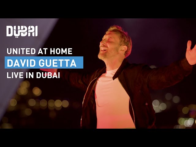 David Guetta | Burj Al Arab Live Concert #UnitedatHome class=