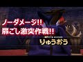 【PS4】ドラゴンクエストビルダーズ_ノーダメージで扉ごし激突作戦!!りゅうおう：ボス戦!!