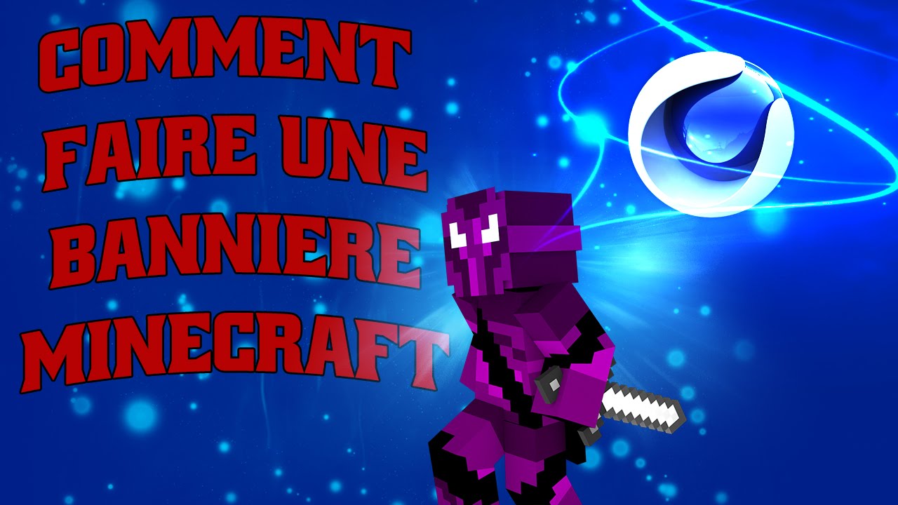 [HD/FR] [TUTO] Comment faire une bannière Minecraft [C4D Part] - YouTube