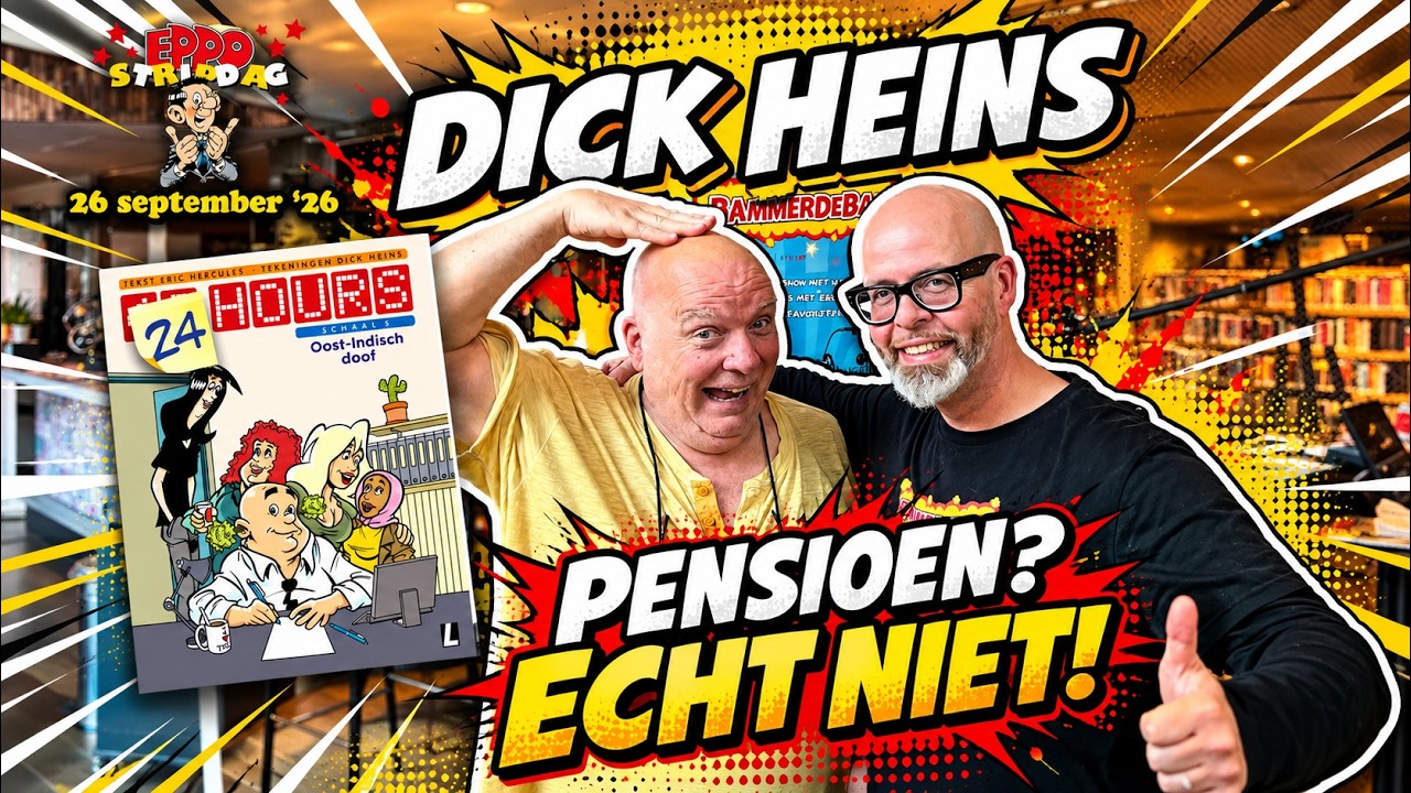 Dick Heins over AI: ‘Godzijdank is mijn baan nog veilig!’ | Eppo Stripdag