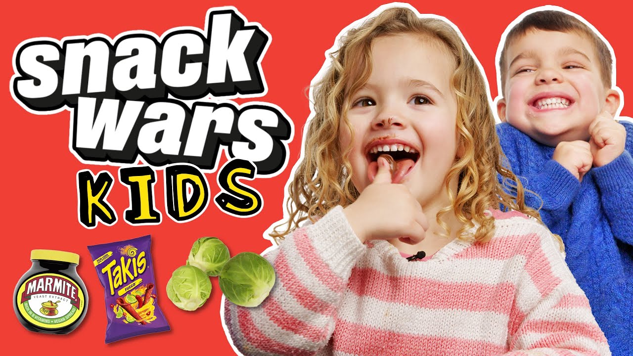 Kids Try Gross Adult Foods from Around the World | Snack Wars: Olives, Mochi Ice Cream, and Takis