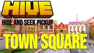 ブロックかくれんぼピックアップ @ Town Square 2 #minecraft #hive #hideandseek