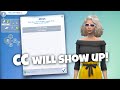 Sims 4 CC not showing up? EVERY SINGLE CC WILL SHOW UP If You Do THIS (Sims 4)