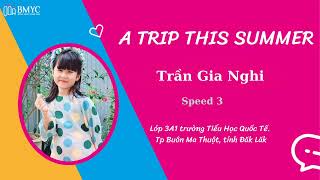 THUYẾT TRÌNH TIẾNG ANH THEO CHỦ ĐỀ A TRIP THIS SUMMER: BẠN TRẦN GIA NGHI (2015 - ĐẮK LẮK)