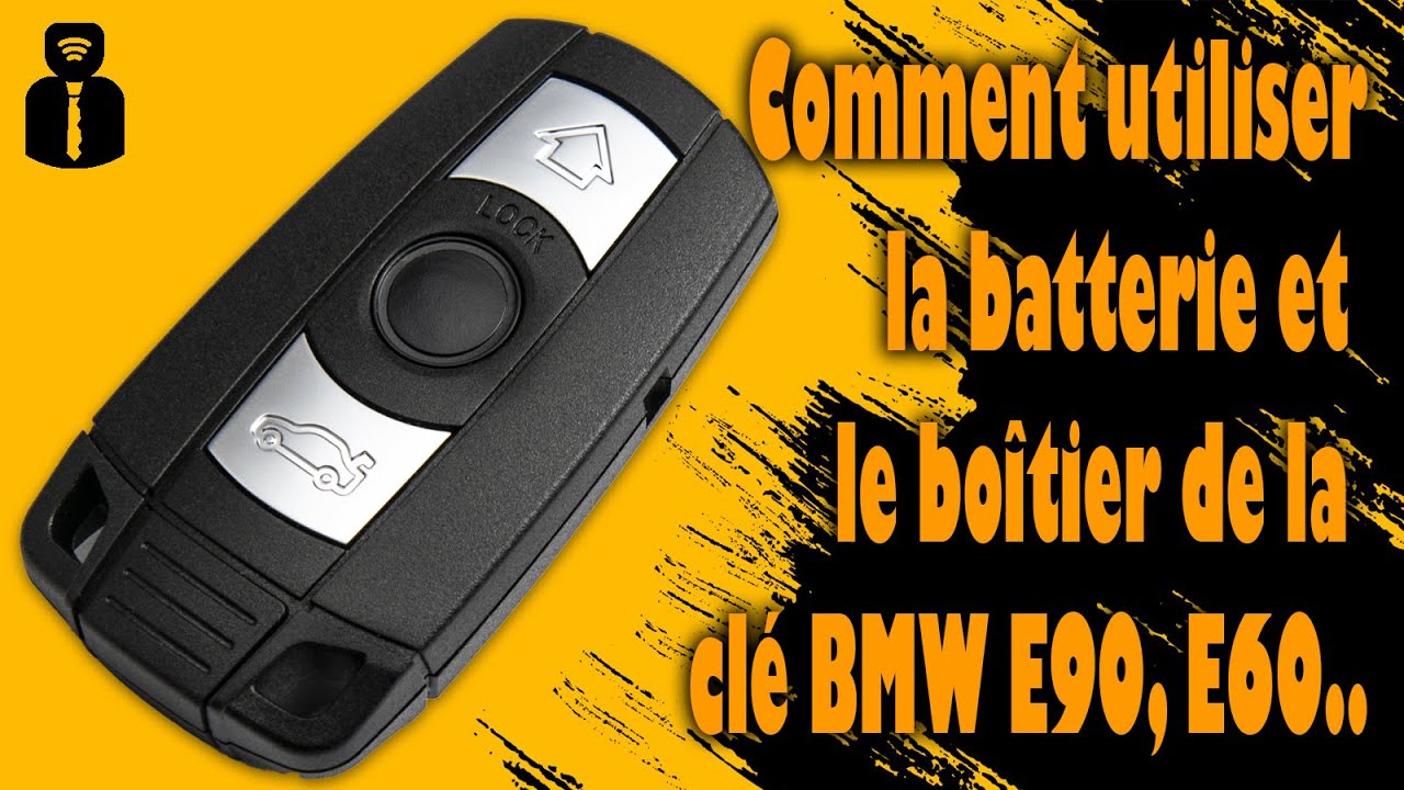 BMW 3 5 X5 X6 Clé Changer Pile et Coque | Remplacement Batterie et ...