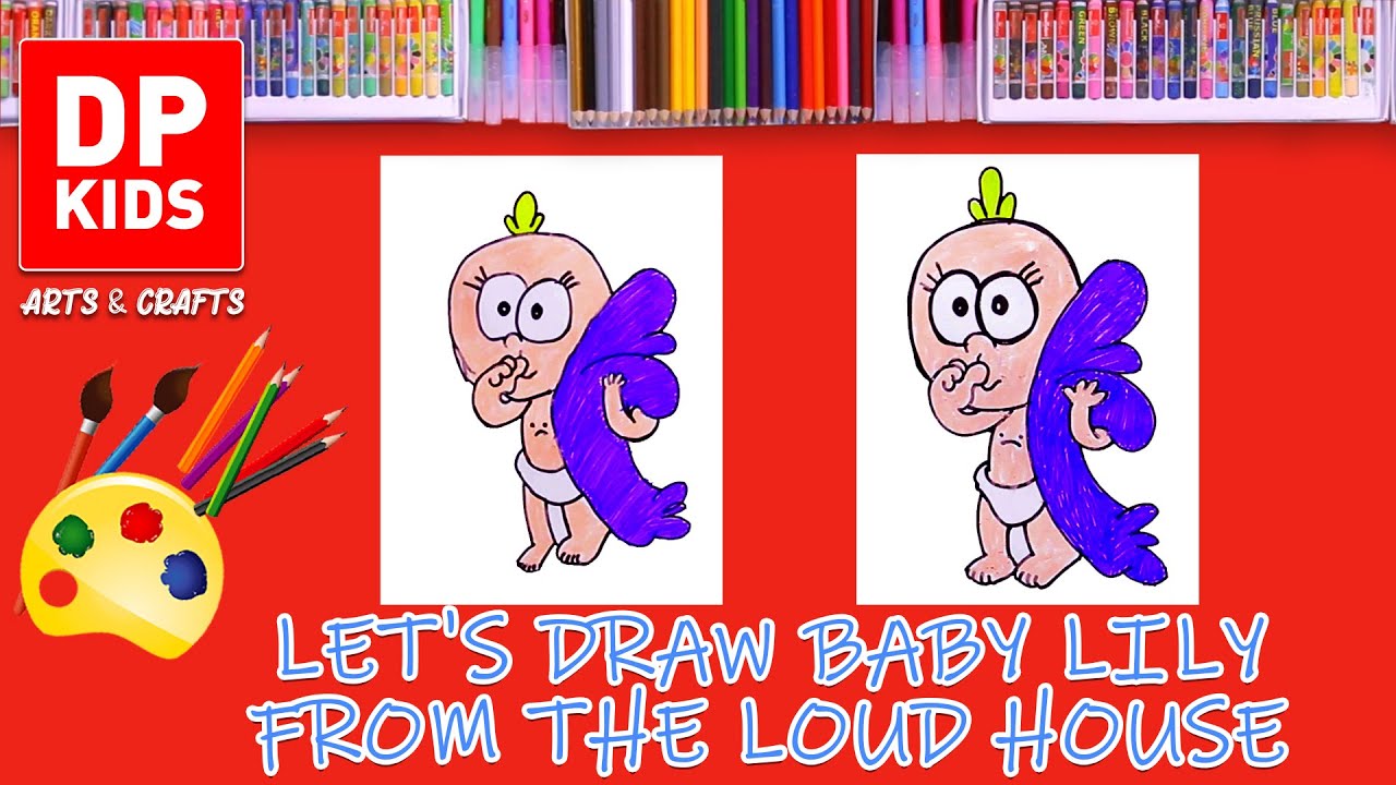 Let's draw a baby lily  - DP KIDS ARTS  (134)