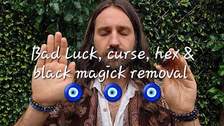 🧿Bad Luck, curse, hex \& black magick removal energy healing ASMR 》#asmr #energyhealing #reiki