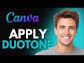 How To Use & Apply Duotone Effect In Canva (2026) - Full Guide