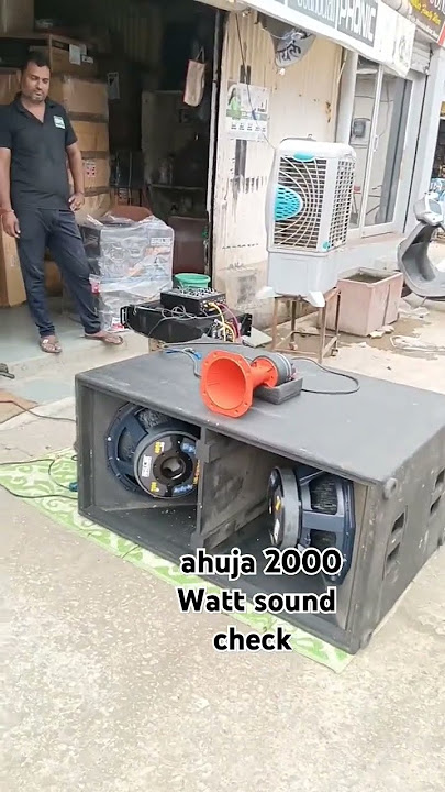 #ahuja 2000watt speaker sound test 🔊🔊 #dj