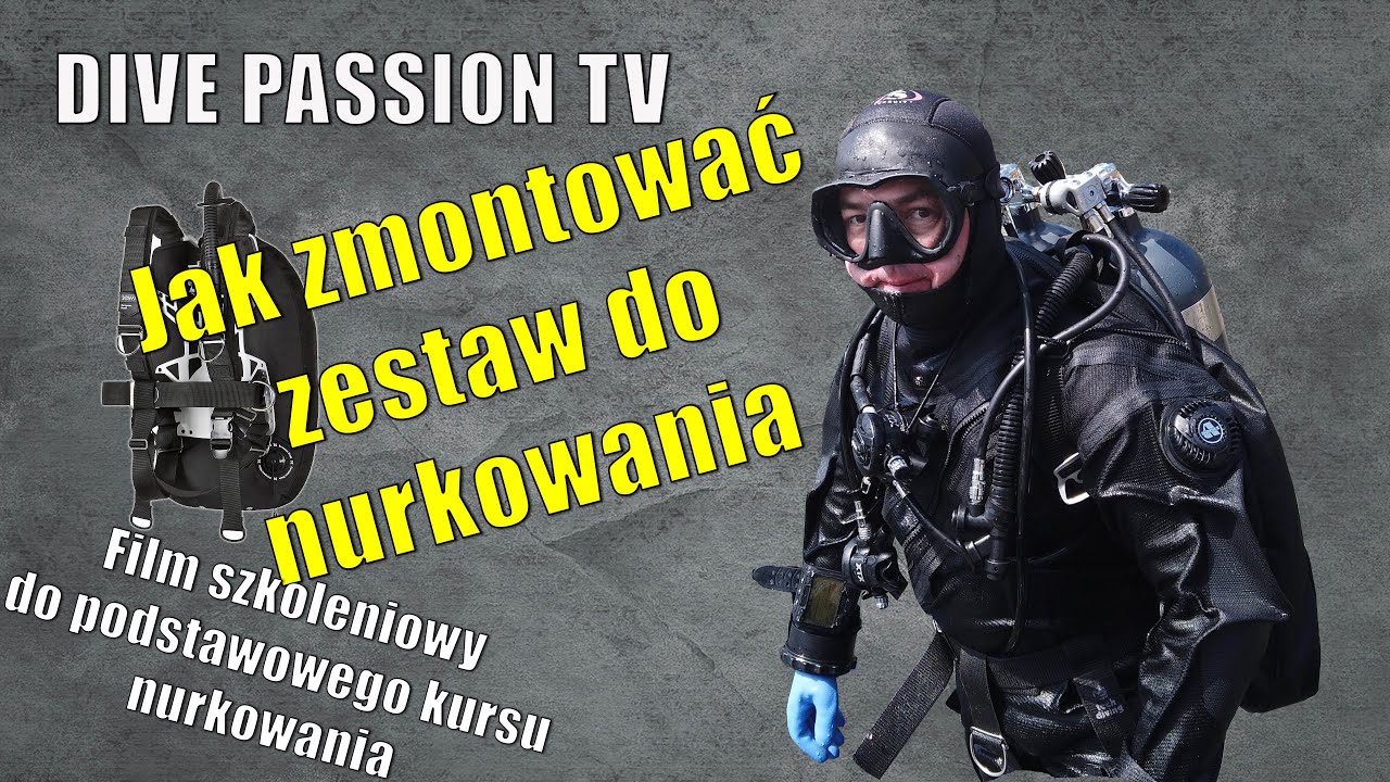 Jak zmontować zestaw do nurkowania