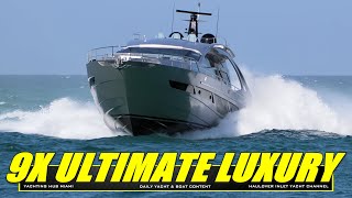 THE $9 MILLION DOLLAR PERSHING 9X - 48 KNOTS TOP SPEED | THE YACHT CHANNEL FROM HAULOVER INLET MIAMI
