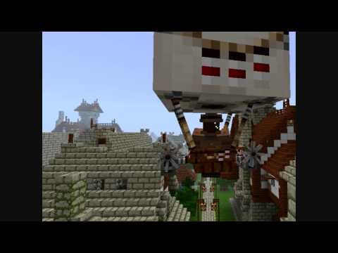 Minecraft + Mace (random city generator) & Novv's Medieval Building Bundle