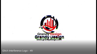 Glitch Interference Logo - (How to make a Logo Animation, Logo Intro and YouTube Intro)