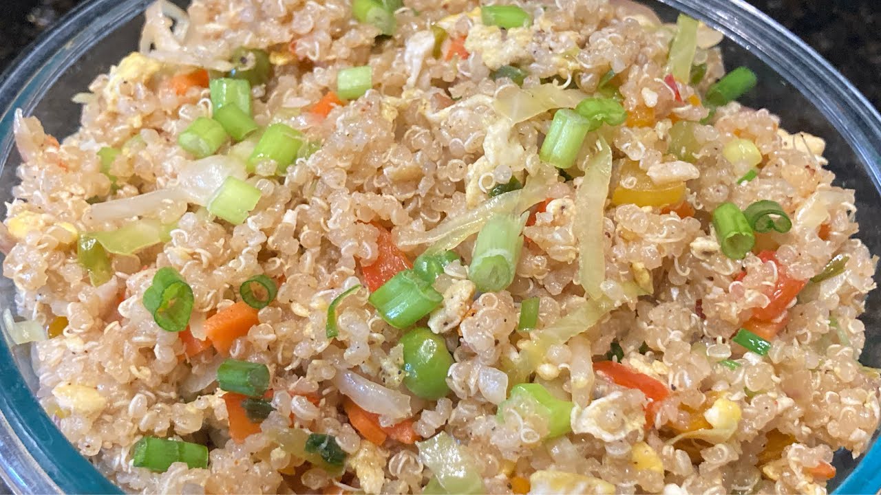 Quinoa egg fried rice recipe weight loss quinoa. YouTube