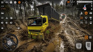 12 Wheels Sand Transporter Dumper Truck Driving in India Off-road Bus simulator indonesia #1  screenshot 1