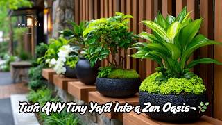 Ide Taman Kecil 2025: Cara Memaksimalkan Ruang Anda dengan Taman Zen yang Indah 🌿