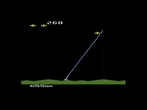 Gameplay u0022Laser Blastu0022 (1981 / VCS) from Activision Anthology (PS2)