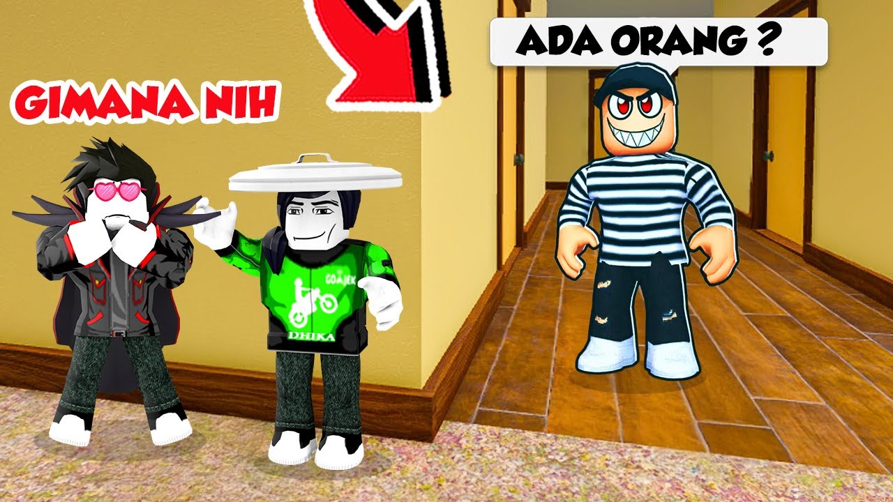 KITA JAGAIN RUMAH NENEK DARI MALING KOCAK DI ROBLOX!!!