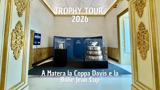 Matera tappa del Trophy Tour 2026: in esposizione la Coppa Davis e la Billie Jean King Cup