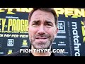 EDDIE HEARN ANSWERS WHO HAS BEST SHOT TO BEAT CANELO - BENAVIDEZ, ANDRADE, OR MORRELL?