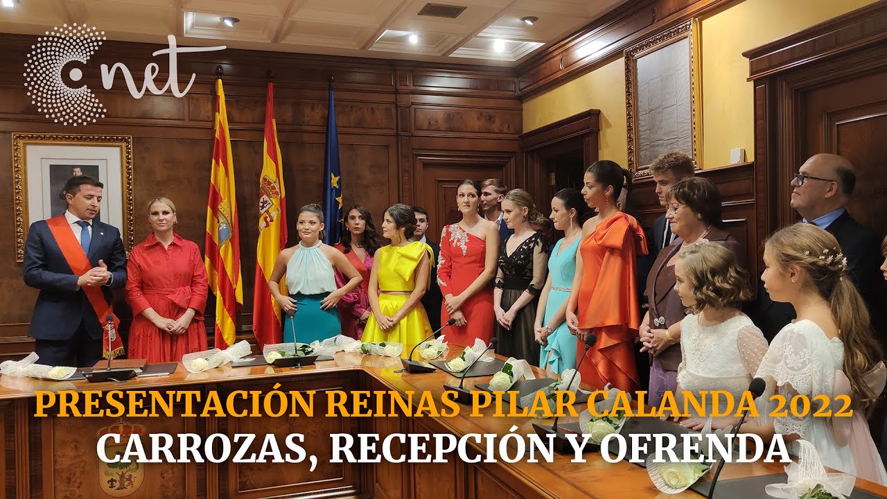RECEPCIÓN y OFRENDA  | Reinas PILAR Calanda 2022