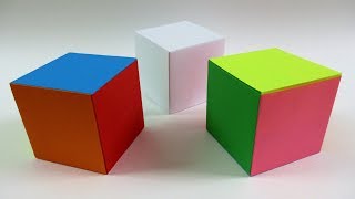 How to Make a Paper Cube - easy origami
