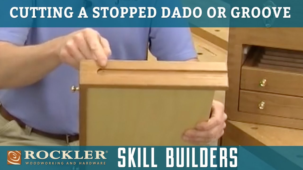 How to Make a Stopped Dado or Groove Cut with Router Table 