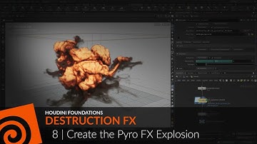 Houdini Foundations | Destruction FX 08 | Create the PyroFX Explosion