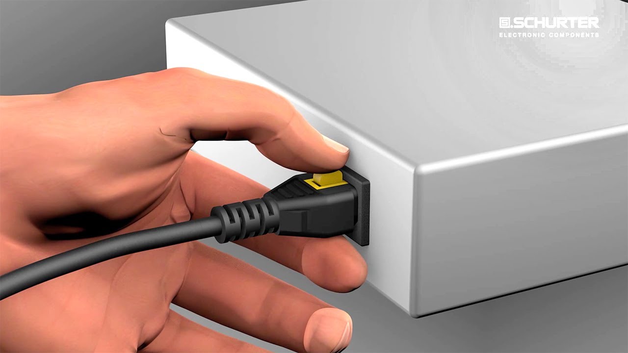 Keep Cords from Coming Unplugged with SCHURTER VLock — Allied
